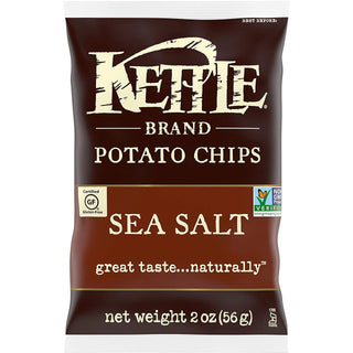 Kettle Brand Sea Salt Potato Chips 2 Oz. Bag