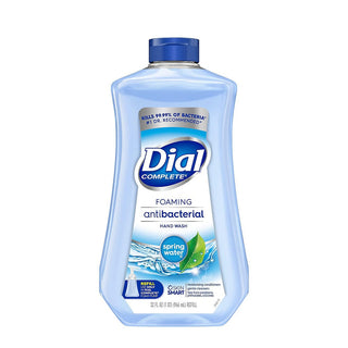 Dial Complete Antibacterial Foaming Hand Wash Refill - Spring Water - 32 Fl Oz