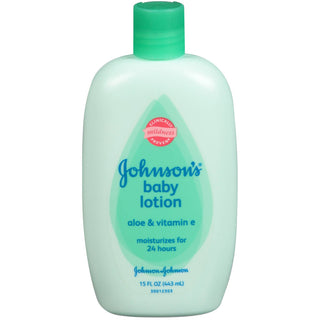 Johnson's Baby Lotion, Aloe & Vitamin E 15 Oz
