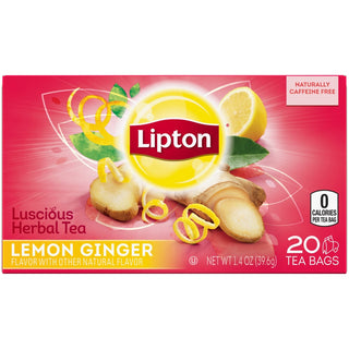 Lipton Herbal Tea Bags Lemon Ginger