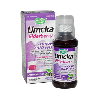 Nature's Way Umcka ColdCare Intensive Cold + Flu Relief Syrup, 4 fl oz