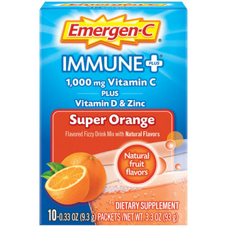 Emergen-C Immune Plus Vitamin D Drink Mix, Super Orange