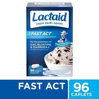 Lactaid Fast Act Lactose Intolerance Caplets