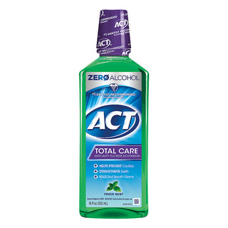 Act Total Care Fresh Mint Anticavity Fluoride Mouthwash 18 Fl Oz DISCONTINUED