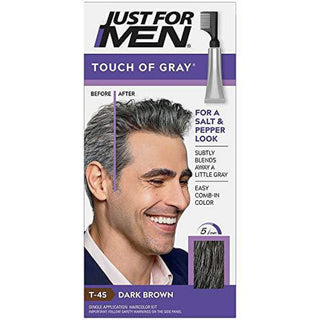 Just For Men Touch Of Gray Hair Color Dark Brown/Gray