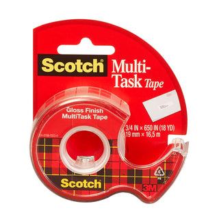 Scotch 3M 25 Crystal Clear Tape Multipurpose 3/4 By 650 Inch