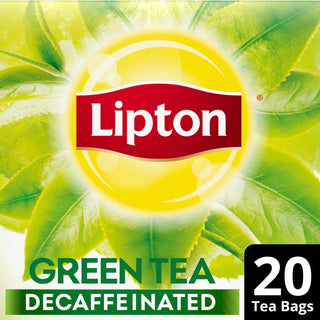 Lipton Decaffeinated Green Tea Bags 20 Ct Box
