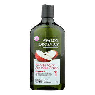 Avalon Organics Shampoo - Smooth Skin - Apple Cider Vinegar - 11 Fl Oz