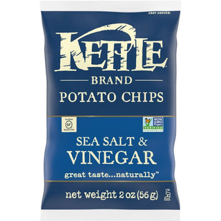 Kettle Brand Sea Salt & Vinegar Potato Chips - 2 Oz