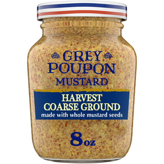 Grey Poupon Harvest Coarse Ground Dijon Mustard, 8 Oz Jar