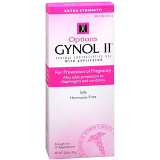 Options Gynol Vaginal Contraceptive Gel Extra Strength - 2.85 Oz