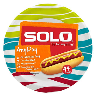 Solo All Occasion Heavy Duty Paper Plates 8.5 Inch