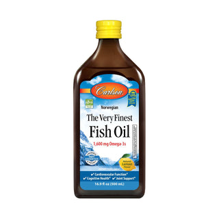 Carlson The Very Finest Fish Oil Natural Lemon Flavor
