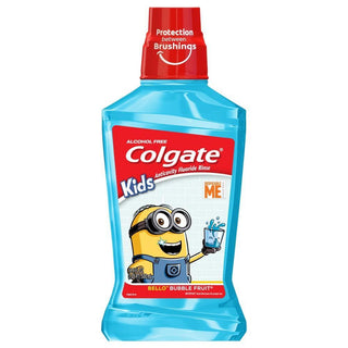 Colgate Fluoride Rinse, Anticavity, Despicable Me, Bello Bubble Fruit, Kids 16.9 Oz