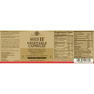 Solgar Multi II Vegetable Capsules