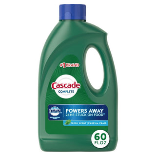 Cascade Complete Gel Dishwasher Detergent - Fresh Scent, 60 Fl Oz