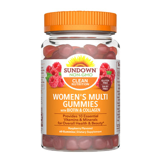 Sundown Women's Multivitamin Gummies With Biotin Raspberry Flavored ( Discontinued )
