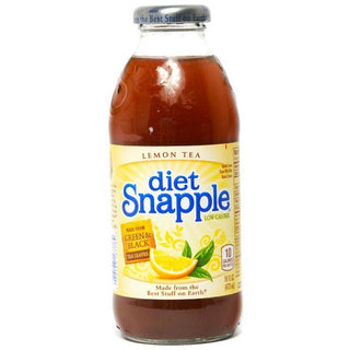Snapple Lemon Tea, Diet Green & Black Tea - 16 Oz