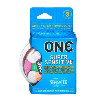 One Super Sensitive Condoms - Box Of 3