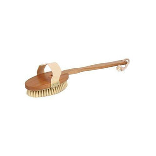 Kingsley 100% Natural Bristle Bath Brush With Detachable Handle