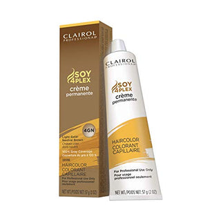 Clairol Professional Permanent Cr Me, 4gn Light Gold Neutral Brown, 2 Oz