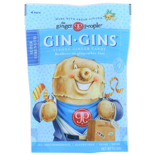 Ginger People Gin Gins Boost Ultra Strength Candy — 3 Oz