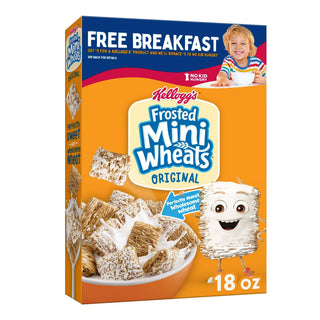 Frosted Mini Wheats Cereal, Whole Grain, Original 18 Oz