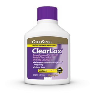 Good Sense Clearlax, Polyethylene Glycol, Osmotic Laxative 3350 Powder For Solution, 17.9 Ounce