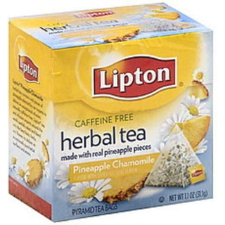 Lipton Herbal Tea, Pineapple Chamomile Flavor, Caffeine Free, Bags