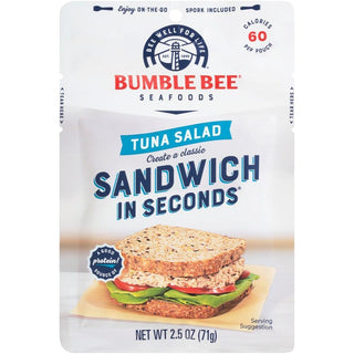 Bumble Bee Sandwich In Seconds Tuna Salad 12-2.5 Oz. Pouches