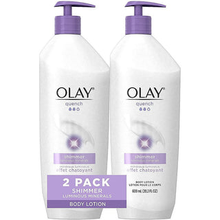 Olay Quench Shimmer Body Lotion, 20.2 Fl Oz