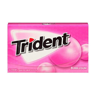 Trident Bubblegum Sugar Free Gum - 14ct