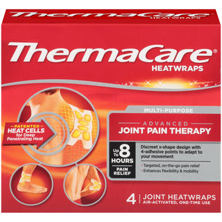 ThermaCare Heatwraps Multipurpose Advanced Joint Pain Therapy 4 Ea Box