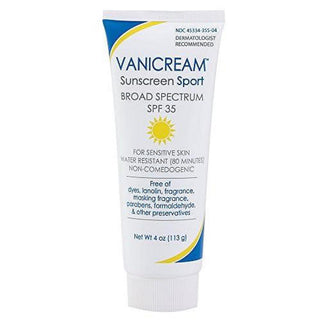 Vanicream Sunscreen Sport, Spf 35, No Color- Unscented, 4 Ounce