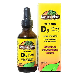 Nature's Blend Vitamin D3 Lemon Flavor 1.75 Oz