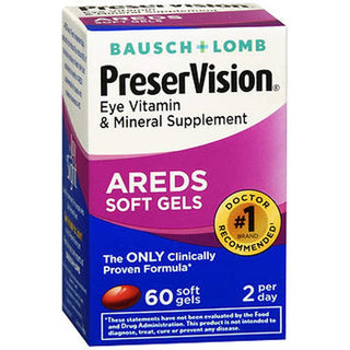 PreserVision AREDS Vitamin And Mineral Supplement Soft Gels
