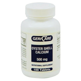 Geri-Care Calcium Supplement 500 Mg Strength Tablet 100 Per Bottle