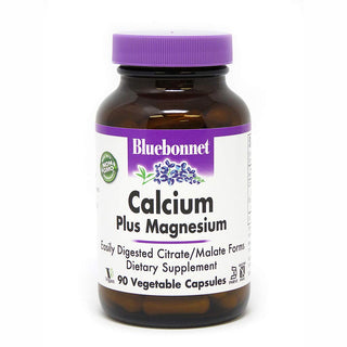 Bluebonnet Calcium Citrate Plus Magnesium Vegetarian Capsules