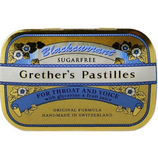 Grether's S Sugarless Black Currant Pastilles 3.75 Oz