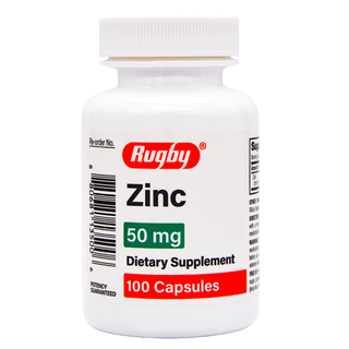 Rugby Zinc 50 Mg 100 Capsules