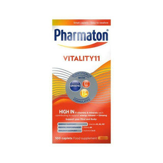Pharmaton Vitality 11 Multivitamin 100 Capsules