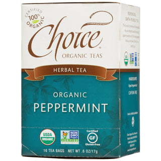 Choice Organics Organic Teas Peppermint 16 Tea Bags