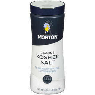 Morton Coarse Kosher Salt 16 Oz. Shaker