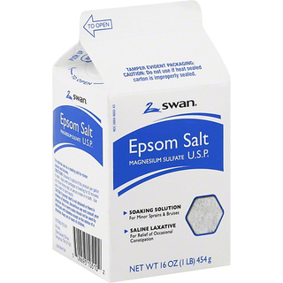 Swan Epsom Salt 16 Oz