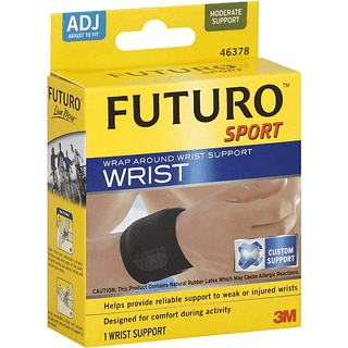 Futuro Sport Wrist Support, Wrap Around, Moderate Support, Adjust To Fit