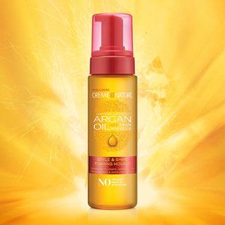 Creme of Nature Argan Oil Style & Shine Foam Mousse, 7 Ounce