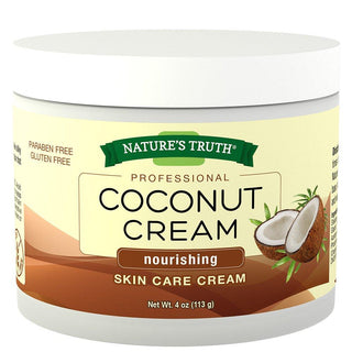 Nature's Truth Professional Nourishing Coconut Skin Care Cream, 4 Oz