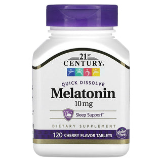21st Century Quick Dissolve Melatonin 10 Mg Cherry 120Ct