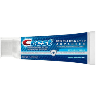 Crest Pro-Health Advanced Extra Deep Clean Smooth Mint Paste Fluoride Toothpaste 3.5 Oz. Box