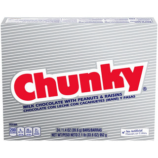 Chunky Candy Bars 24x1.4 Oz. Wrappers